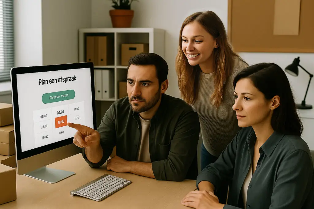 Plan een afspraak bij icomm voor een nieuwe webshop of website